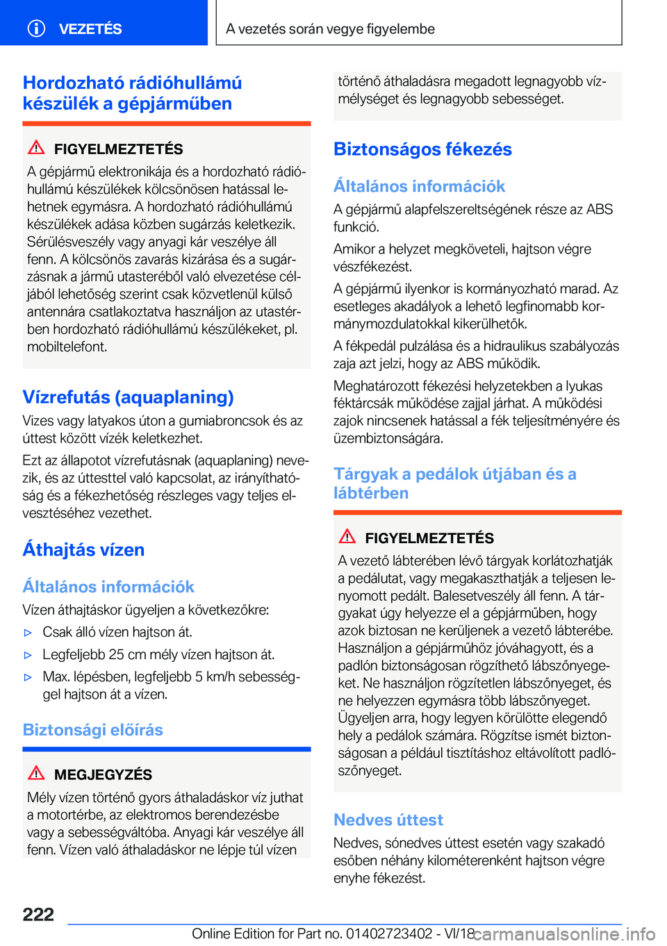 BMW 2 SERIES COUPE 2019  Kezelési útmutató (in Hungarian) �H�o�r�d�o�z�h�a�t�