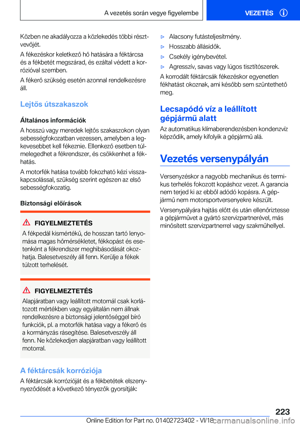 BMW 2 SERIES COUPE 2019  Kezelési útmutató (in Hungarian) �K�