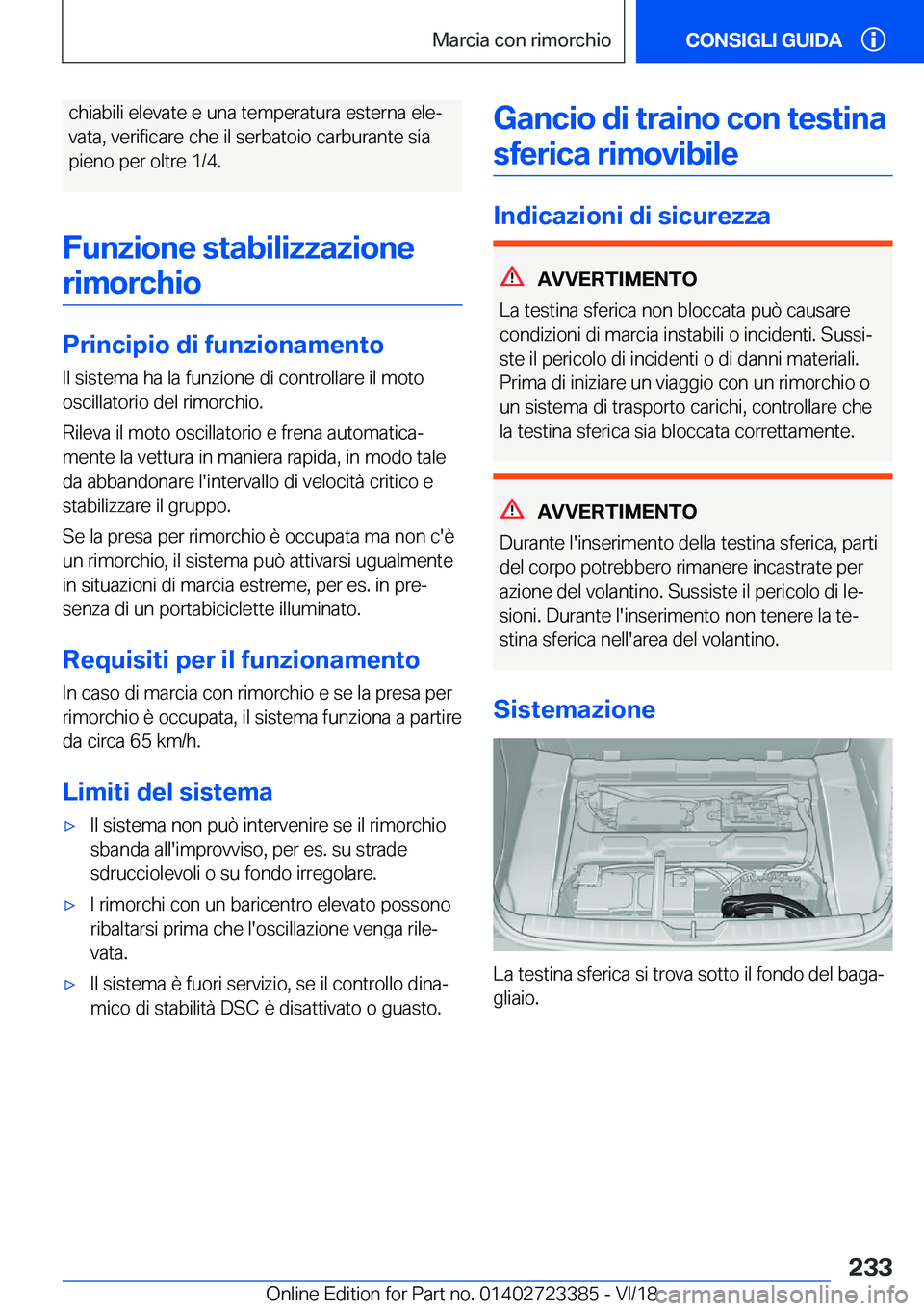 BMW 2 SERIES COUPE 2019  Libretti Di Uso E manutenzione (in Italian) �c�h�i�a�b�i�l�i��e�l�e�v�a�t�e��e��u�n�a��t�e�m�p�e�r�a�t�u�r�a��e�s�t�e�r�n�a��e�l�eª
�v�a�t�a�,��v�e�r�i�f�i�c�a�r�e��c�h�e��i�l��s�e�r�b�a�t�o�i�o��c�a�r�b�u�r�a�n�t�e��s�i�a
�p�i�e�