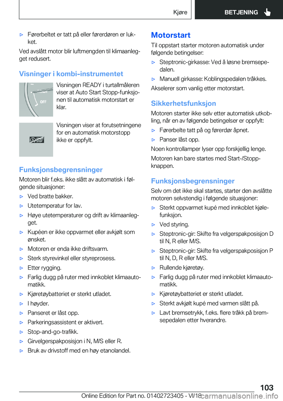 BMW 2 SERIES COUPE 2019  InstruksjonsbØker (in Norwegian) x�F�
