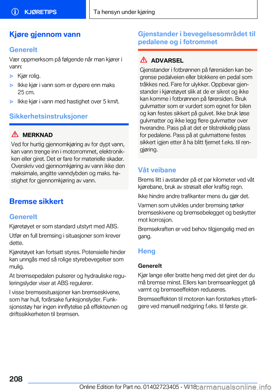 BMW 2 SERIES COUPE 2019  InstruksjonsbØker (in Norwegian) �K�j�