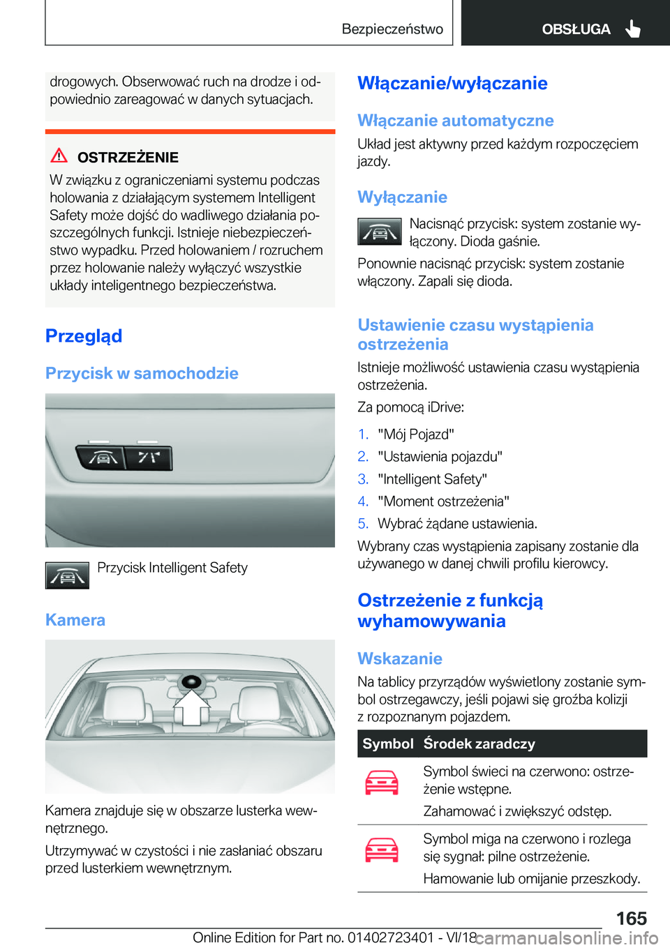 BMW 2 SERIES COUPE 2019  Instrukcja obsługi (in Polish) �d�r�o�g�o�w�y�c�h�.��O�b�s�e�r�w�o�w�a�