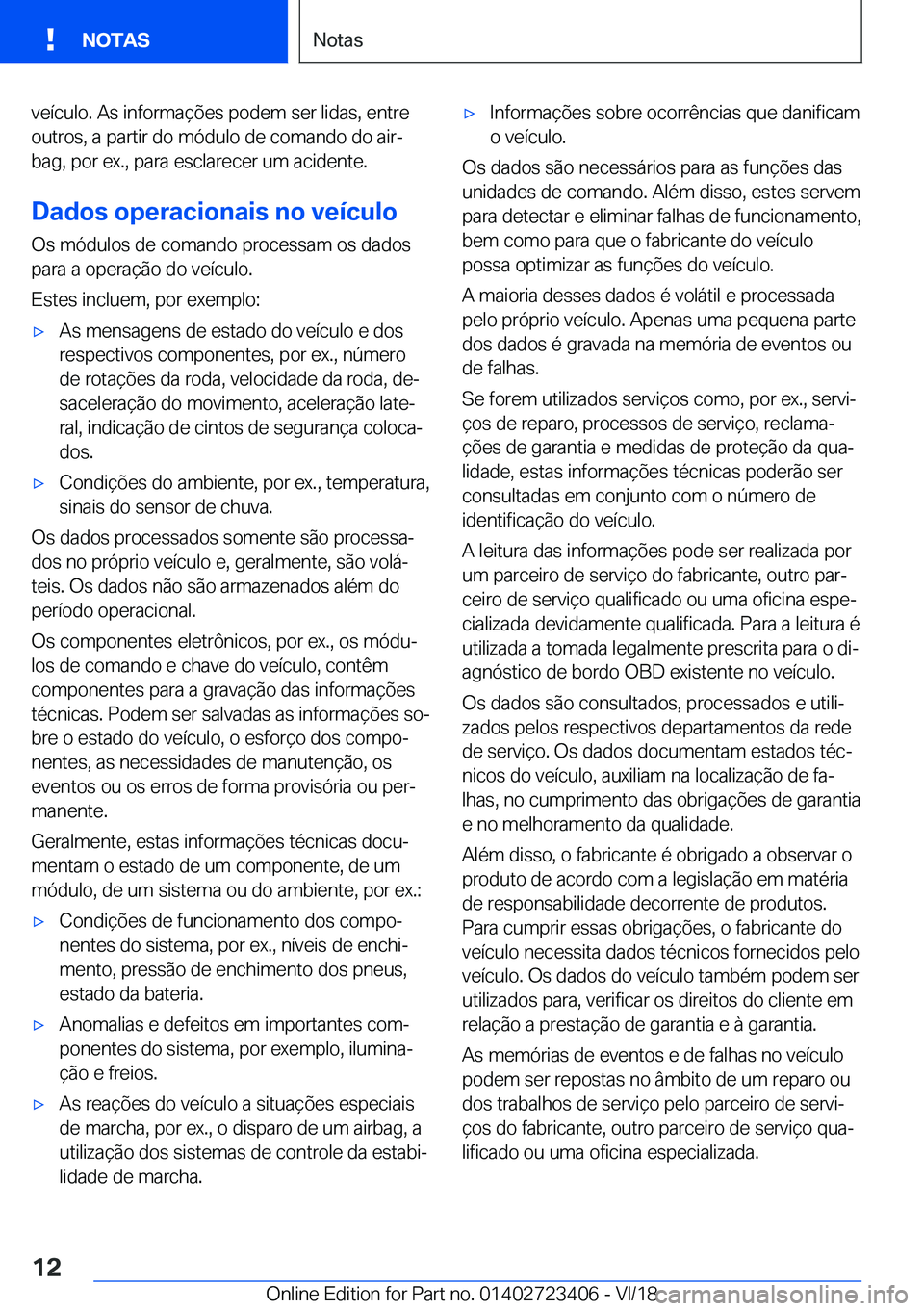 BMW 2 SERIES COUPE 2019  Manual do condutor (in Portuguese) �v�e�