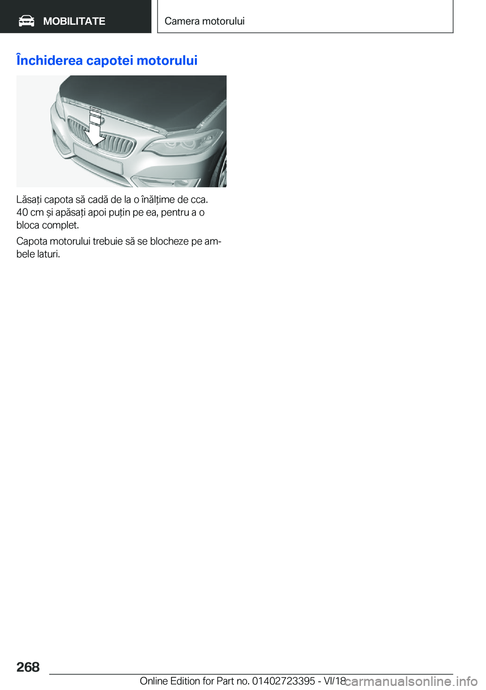 BMW 2 SERIES COUPE 2019  Ghiduri De Utilizare (in Romanian) �