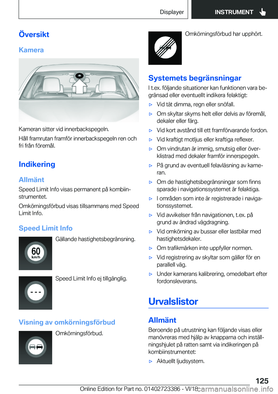 BMW 2 SERIES COUPE 2019  InstruktionsbÖcker (in Swedish) �