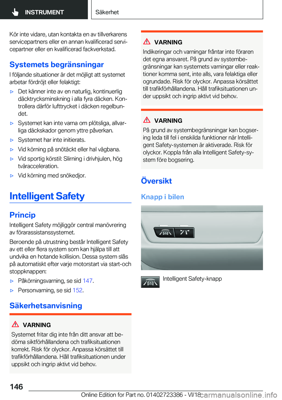BMW 2 SERIES COUPE 2019  InstruktionsbÖcker (in Swedish) �K�
