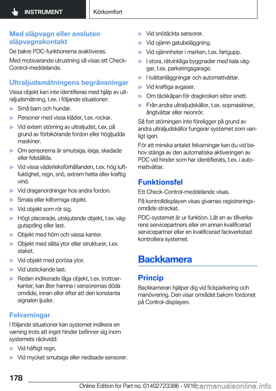 BMW 2 SERIES COUPE 2019  InstruktionsbÖcker (in Swedish) �M�e�d��s�l�ä�p�v�a�g�n��e�l�l�e�r��a�n�s�l�u�t�e�n
�s�l�ä�p�v�a�g�n�s�k�o�n�t�a�k�t
�D�e��b�a�k�r�e��P�D�C�-�f�u�n�k�t�i�o�n�e�r�n�a��a�v�a�k�t�i�v�e�r�a�s�.
�M�e�d��m�o�t�s�v�a�r�a�n�d�e��