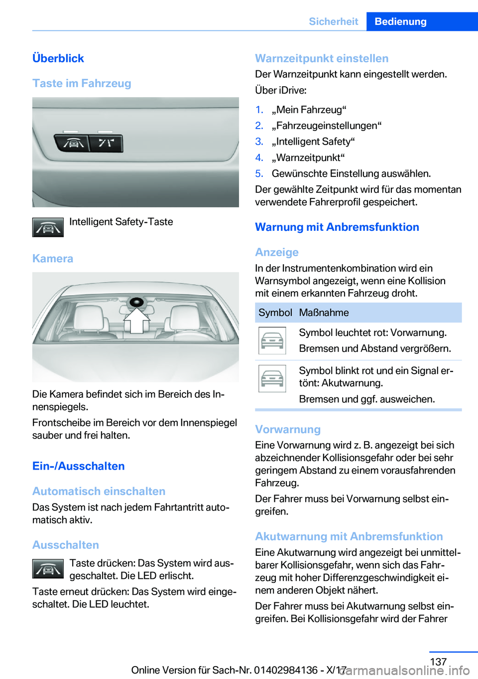 BMW 2 SERIES COUPE 2018  Betriebsanleitungen (in German) �