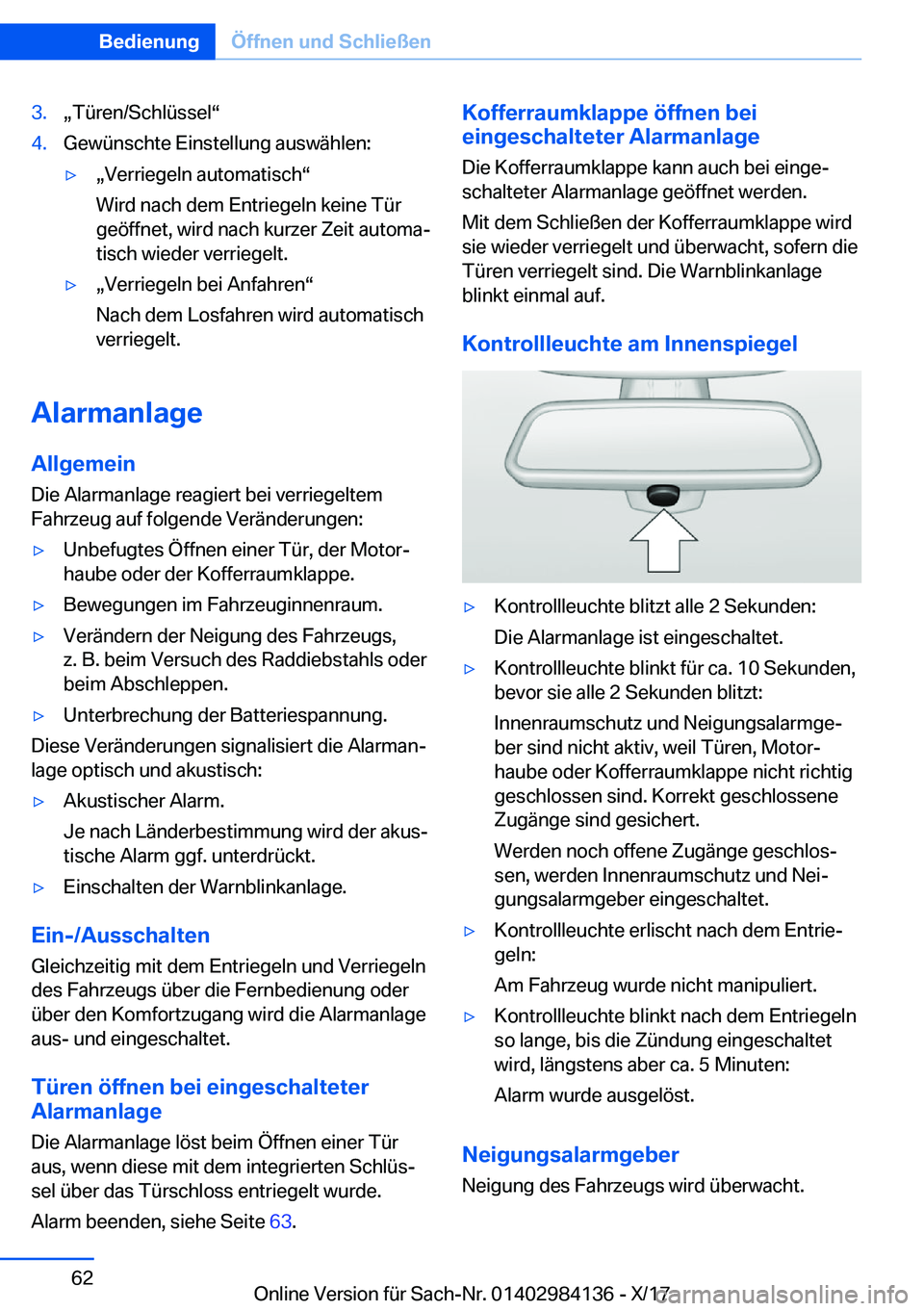 BMW 2 SERIES COUPE 2018  Betriebsanleitungen (in German) �3�.x�T�