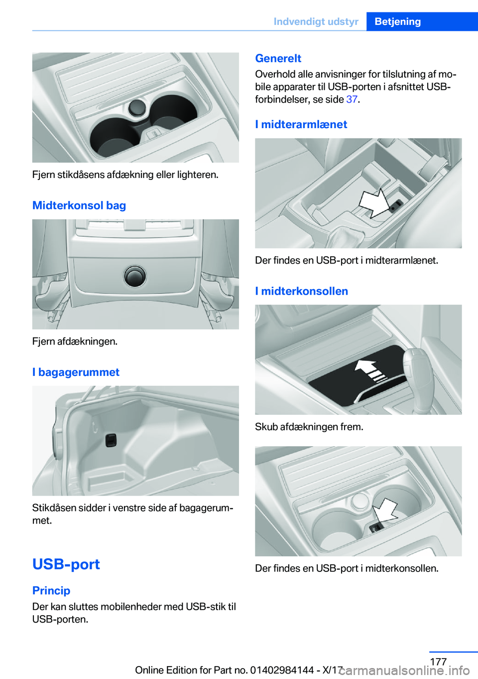 BMW 2 SERIES COUPE 2018  InstruktionsbØger (in Danish) �F�j�e�r�n� �s�t�i�k�d�å�s�e�n�s� �a�f�d�æ�k�n�i�n�g� �e�l�l�e�r� �l�i�g�h�t�e�r�e�n�.�M�i�d�t�e�r�k�o�n�s�o�l��b�a�g
�F�j�e�r�n� �a�f�d�æ�k�n�i�n�g�e�n�.
�I��b�a�g�a�g�e�r�u�m�m�e�t
�S�t�i�k�d�