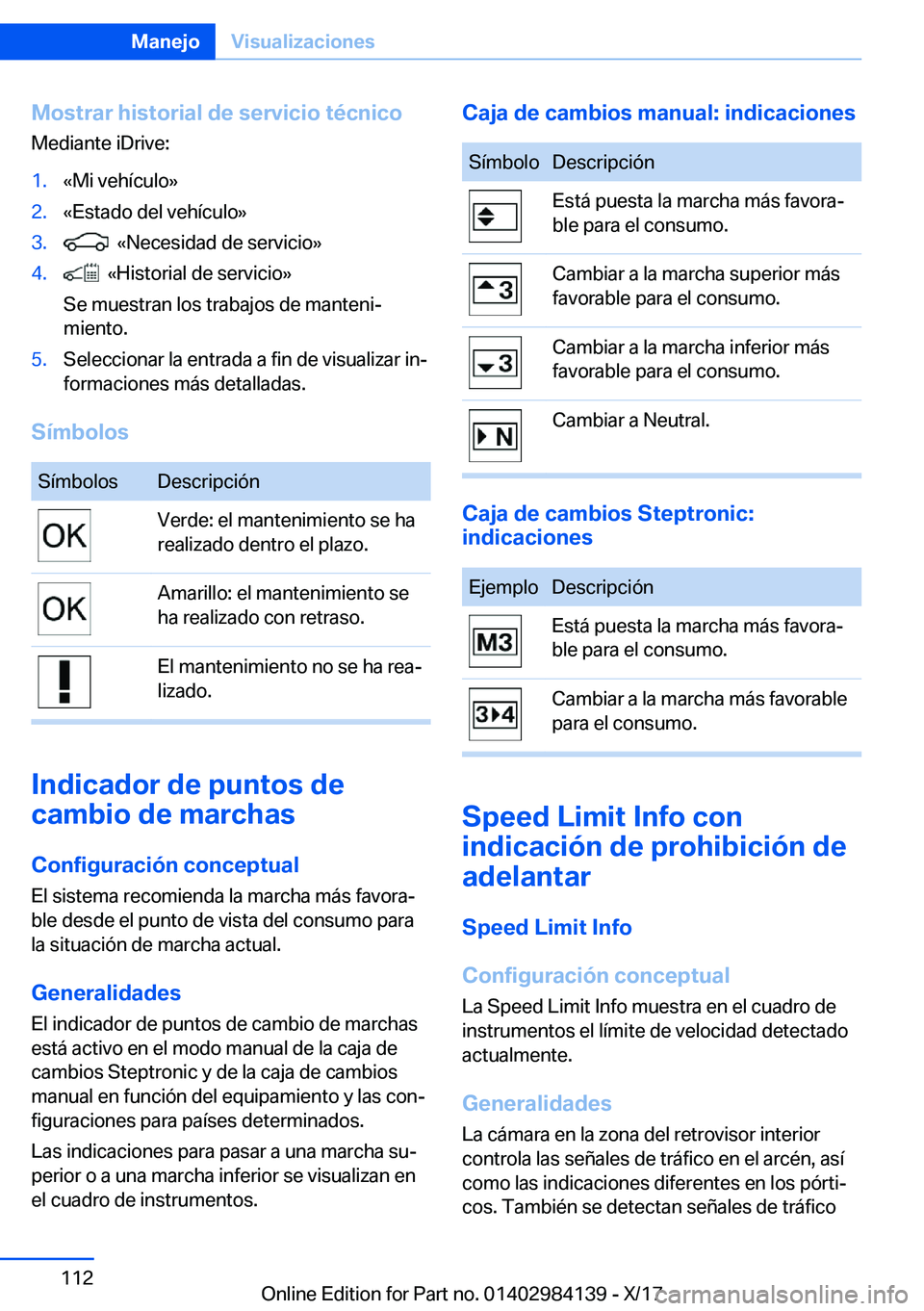 BMW 2 SERIES COUPE 2018  Manuales de Empleo (in Spanish) �M�o�s�t�r�a�r��h�i�s�t�o�r�i�a�l��d�e��s�e�r�v�i�c�i�o��t�