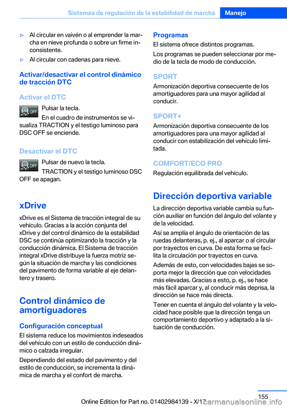 BMW 2 SERIES COUPE 2018  Manuales de Empleo (in Spanish) y�A�l� �c�i�r�c�u�l�a�r� �e�n� �v�a�i�v�