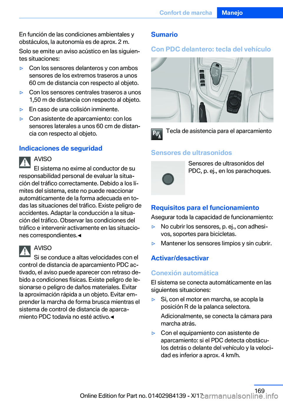 BMW 2 SERIES COUPE 2018  Manuales de Empleo (in Spanish) �E�n� �f�u�n�c�i�