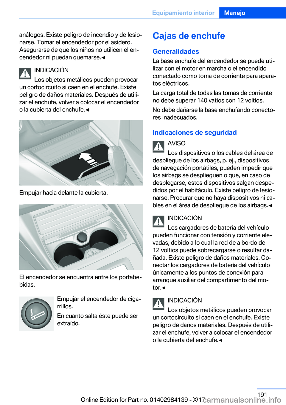 BMW 2 SERIES COUPE 2018  Manuales de Empleo (in Spanish) �a�n�