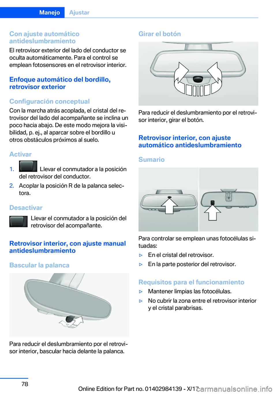 BMW 2 SERIES COUPE 2018  Manuales de Empleo (in Spanish) �C�o�n��a�j�u�s�t�e��a�u�t�o�m�