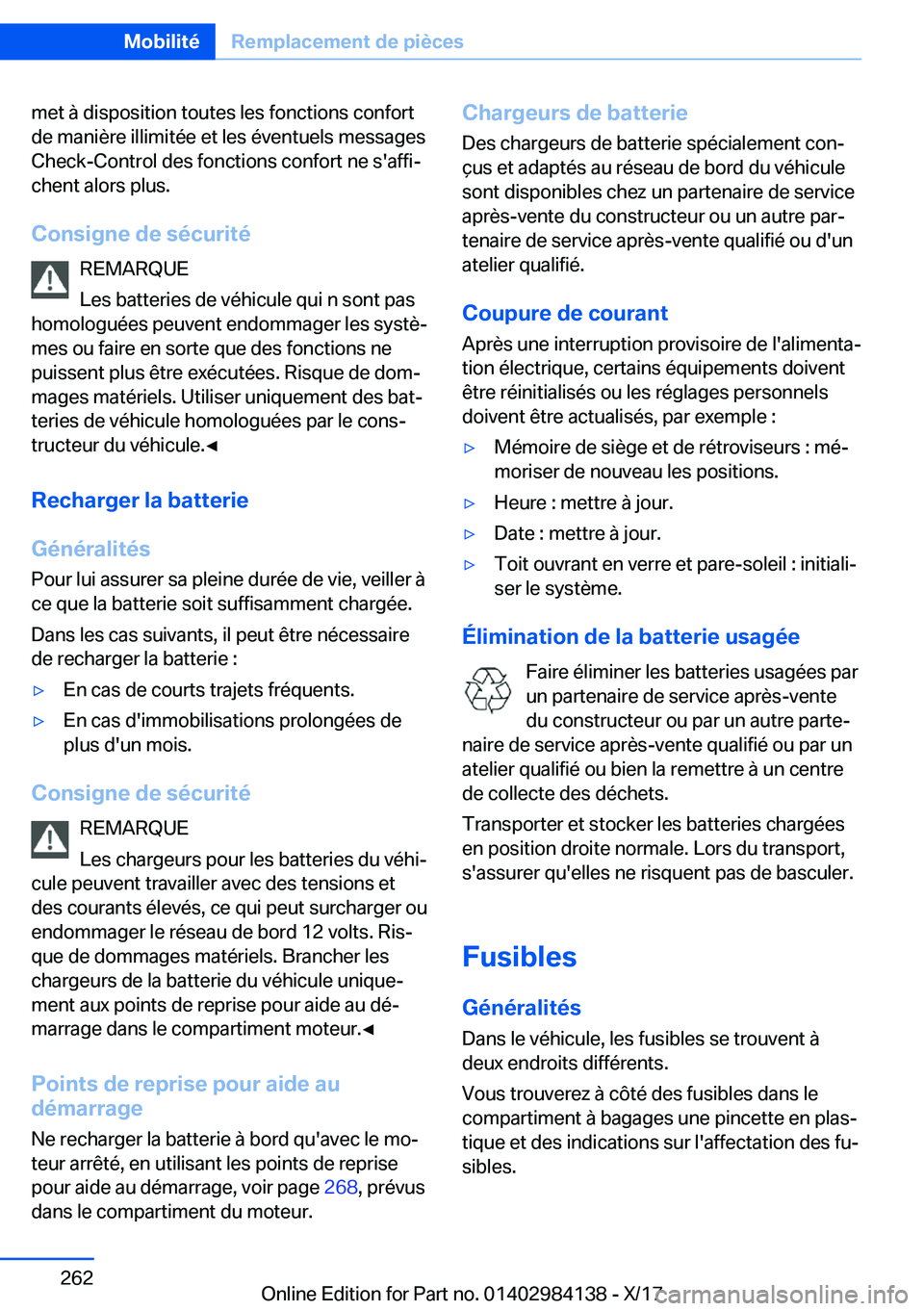 BMW 2 SERIES COUPE 2018  Notices Demploi (in French) �m�e�t� �