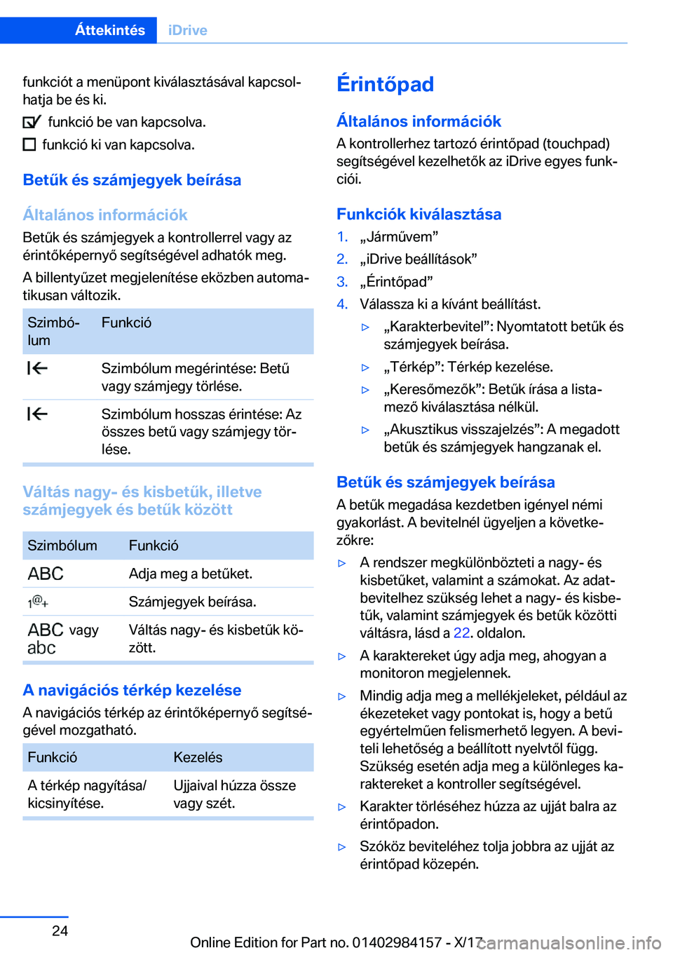 BMW 2 SERIES COUPE 2018  Kezelési útmutató (in Hungarian) �f�u�n�k�c�i�