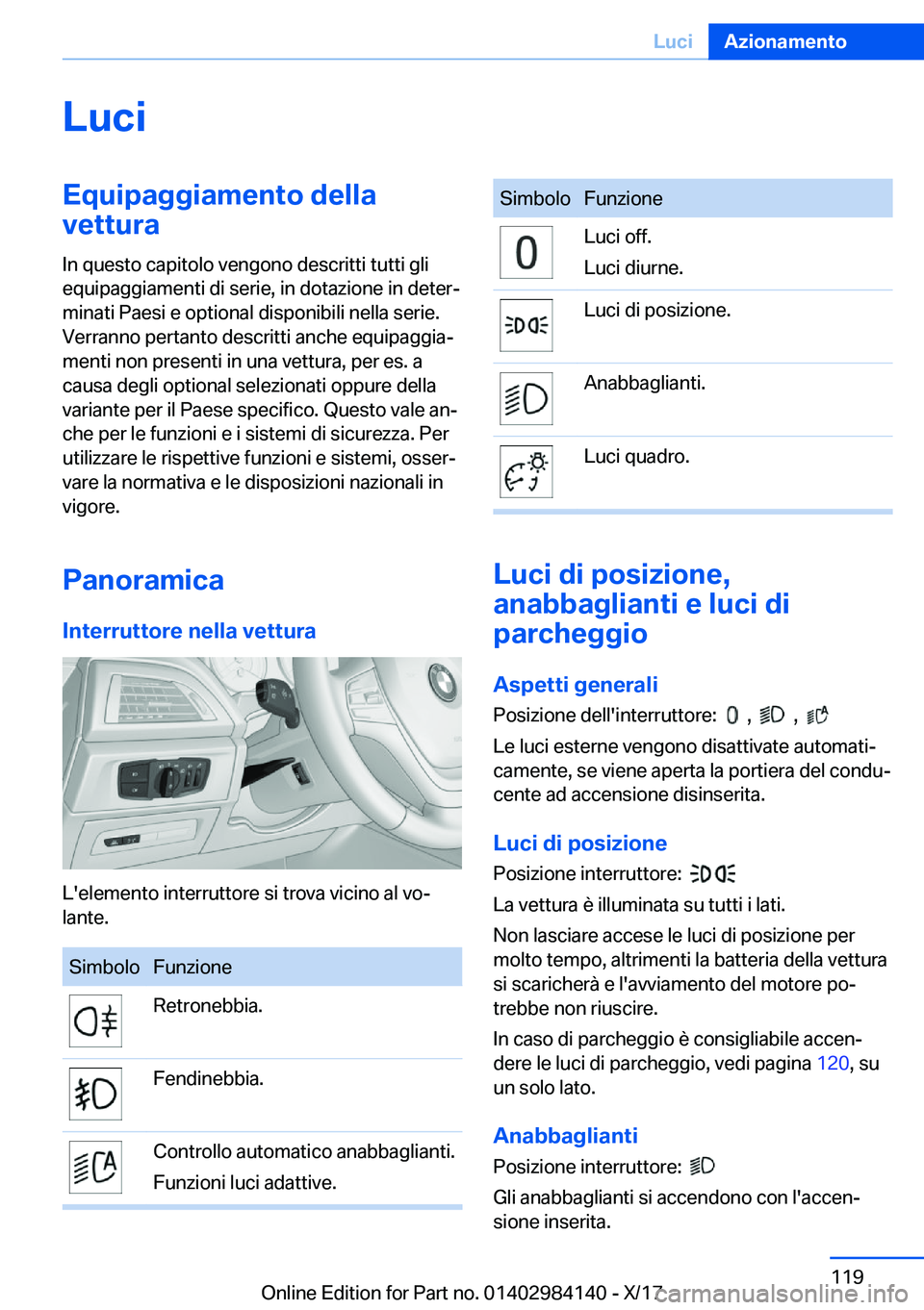 BMW 2 SERIES COUPE 2018  Libretti Di Uso E manutenzione (in Italian) �L�u�c�i�E�q�u�i�p�a�g�g�i�a�m�e�n�t�o��d�e�l�l�a
�v�e�t�t�u�r�a
�I�n� �q�u�e�s�t�o� �c�a�p�i�t�o�l�o� �v�e�n�g�o�n�o� �d�e�s�c�r�i�t�t�i� �t�u�t�t�i� �g�l�i�e�q�u�i�p�a�g�g�i�a�m�e�n�t�i� �d�i� �s�e