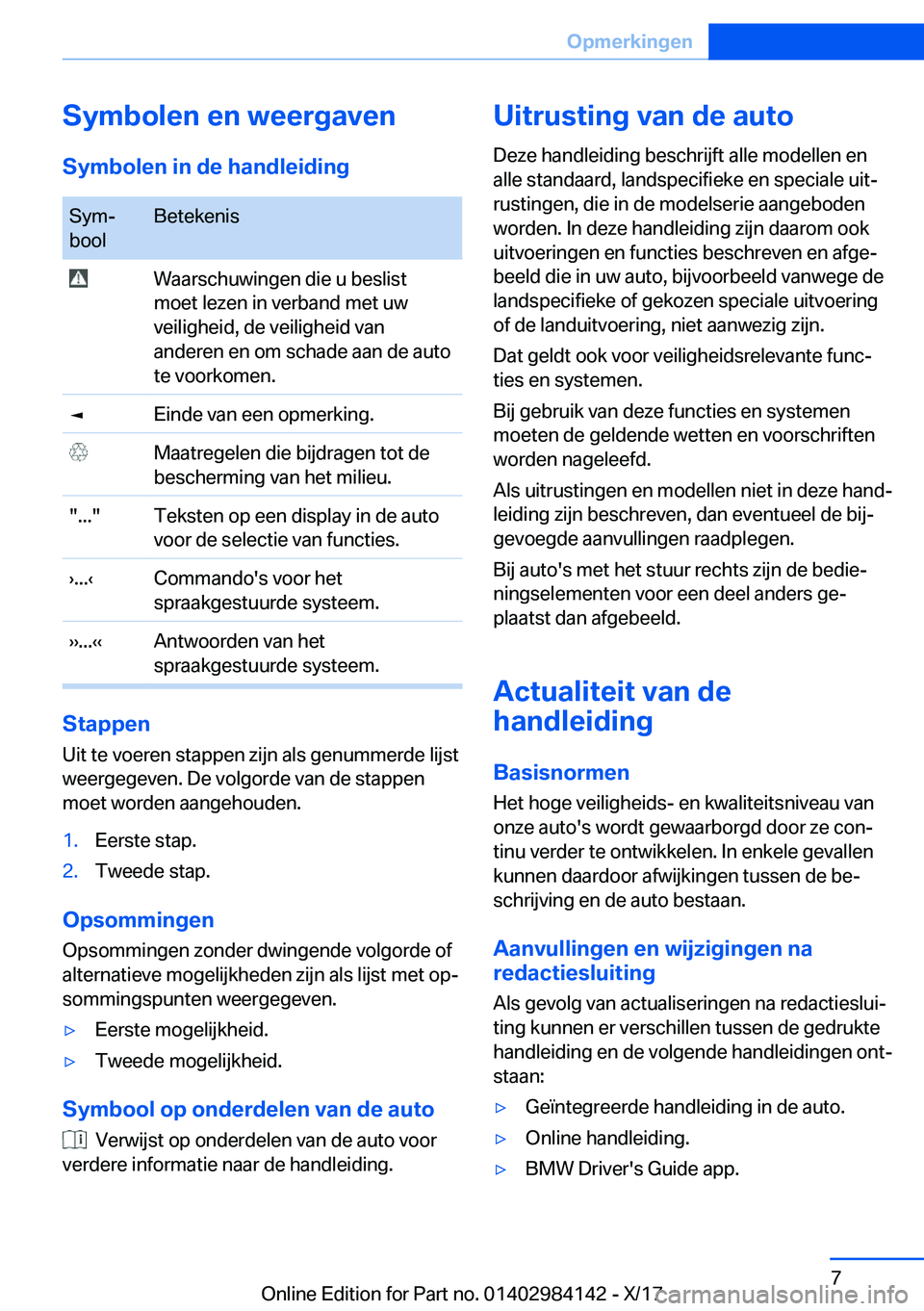 BMW 2 SERIES COUPE 2018  Instructieboekjes (in Dutch) �S�y�m�b�o�l�e�n��e�n��w�e�e�r�g�a�v�e�n�S�y�m�b�o�l�e�n��i�n��d�e��h�a�n�d�l�e�i�d�i�n�g�S�y�mj
�b�o�o�l�B�e�t�e�k�e�n�i�s� �W�a�a�r�s�c�h�u�w�i�n�g�e�n� �d�i�e� �u� �b�e�s�l�i�s�t
�m�o�e�t� �l