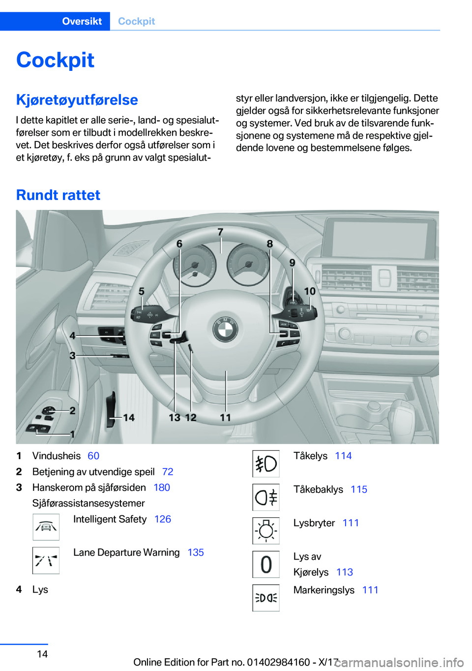BMW 2 SERIES COUPE 2018  InstruksjonsbØker (in Norwegian) �C�o�c�k�p�i�t�K�j�