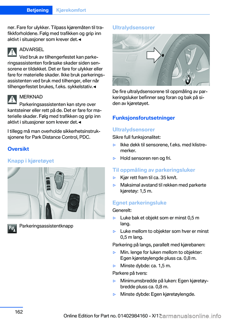 BMW 2 SERIES COUPE 2018  InstruksjonsbØker (in Norwegian) �n�e�r�.� �F�a�r�e� �f�o�r� �u�l�y�k�k�e�r�.� �T�i�l�p�a�s�s� �k�j�