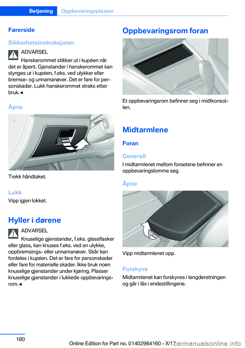 BMW 2 SERIES COUPE 2018  InstruksjonsbØker (in Norwegian) �F�
