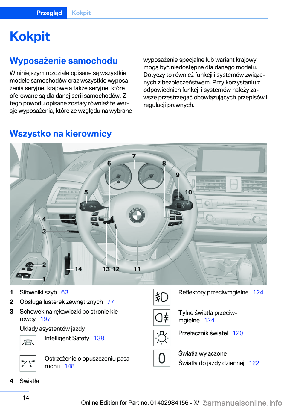 BMW 2 SERIES COUPE 2018  Instrukcja obsługi (in Polish) �K�o�k�p�i�t�W�y�p�o�s�a9�e�n�i�e��s�a�m�o�c�h�o�d�u�W� �n�i�n�i�e�j�s�z�y�m� �r�o�z�d�z�i�a�l�e� �o�p�i�s�a�n�e� �s�