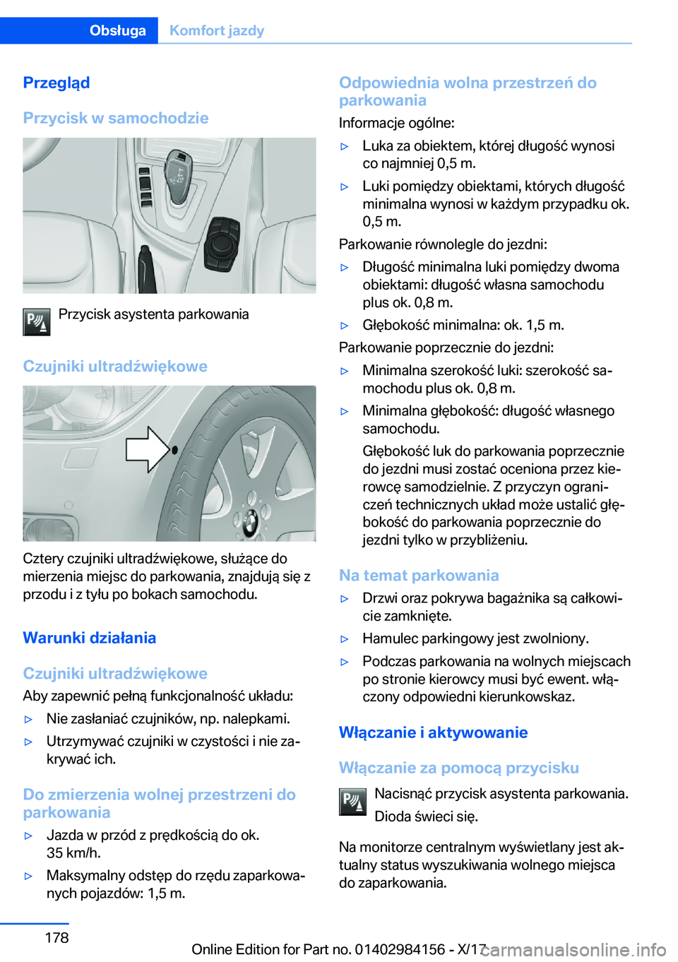 BMW 2 SERIES COUPE 2018  Instrukcja obsługi (in Polish) �P�r�z�e�g�l�