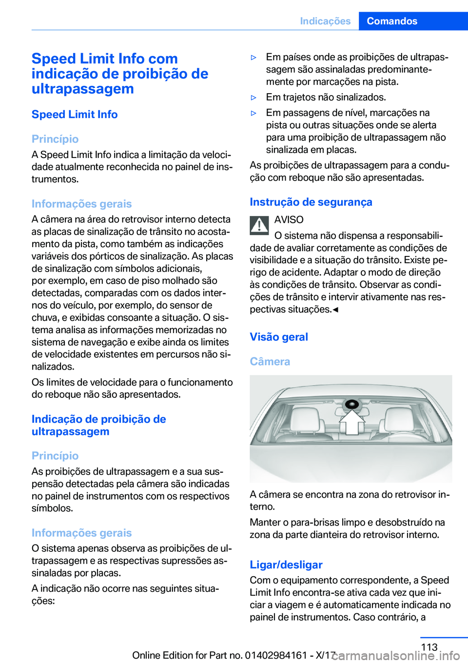 BMW 2 SERIES COUPE 2018  Manual do condutor (in Portuguese) �S�p�e�e�d��L�i�m�i�t��I�n�f�o��c�o�m
�i�n�d�i�c�a�