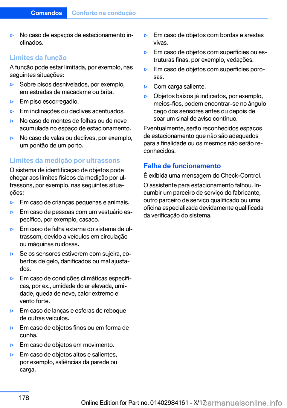 BMW 2 SERIES COUPE 2018  Manual do condutor (in Portuguese) y�N�o� �c�a�s�o� �d�e� �e�s�p�a�