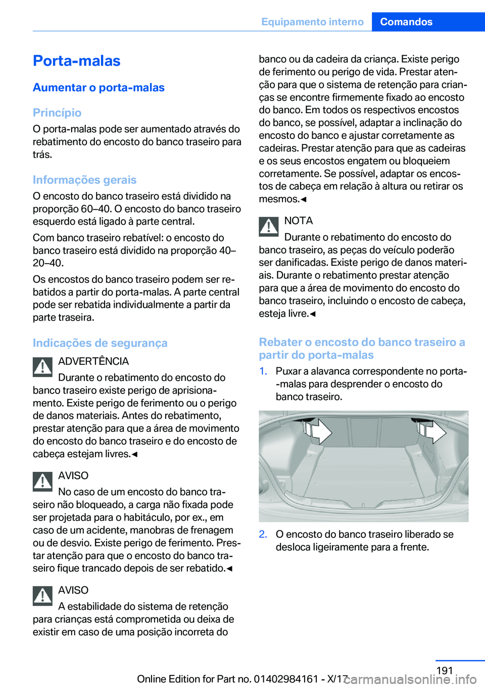 BMW 2 SERIES COUPE 2018  Manual do condutor (in Portuguese) �P�o�r�t�a�-�m�a�l�a�s�A�u�m�e�n�t�a�r��o��p�o�r�t�a�-�m�a�l�a�s
�P�r�i�n�c�
