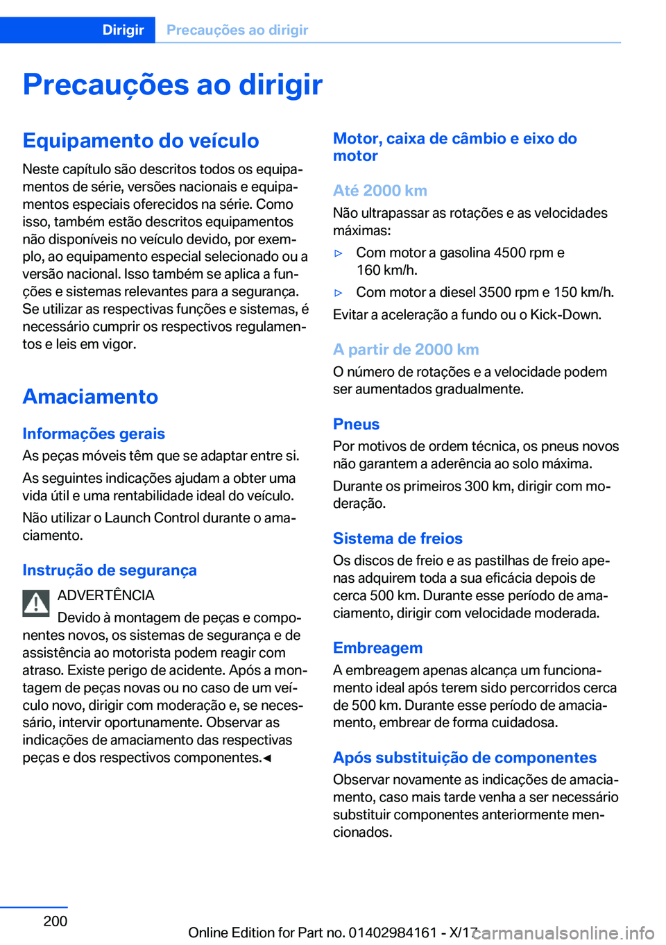 BMW 2 SERIES COUPE 2018  Manual do condutor (in Portuguese) �P�r�e�c�a�u�
