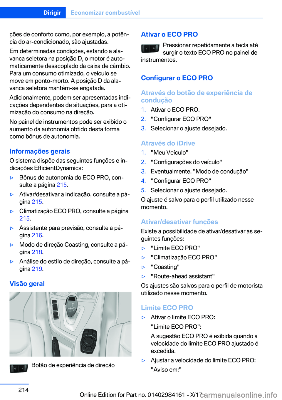 BMW 2 SERIES COUPE 2018  Manual do condutor (in Portuguese) �