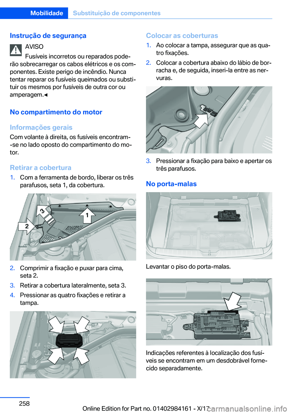 BMW 2 SERIES COUPE 2018  Manual do condutor (in Portuguese) �I�n�s�t�r�u�