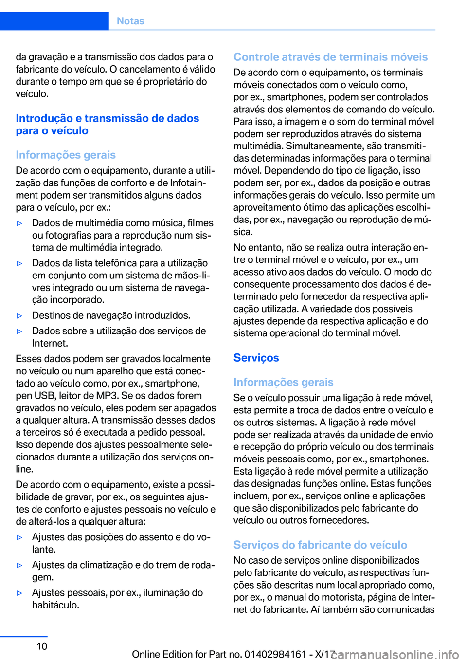BMW 2 SERIES COUPE 2018  Manual do condutor (in Portuguese) �d�a� �g�r�a�v�a�