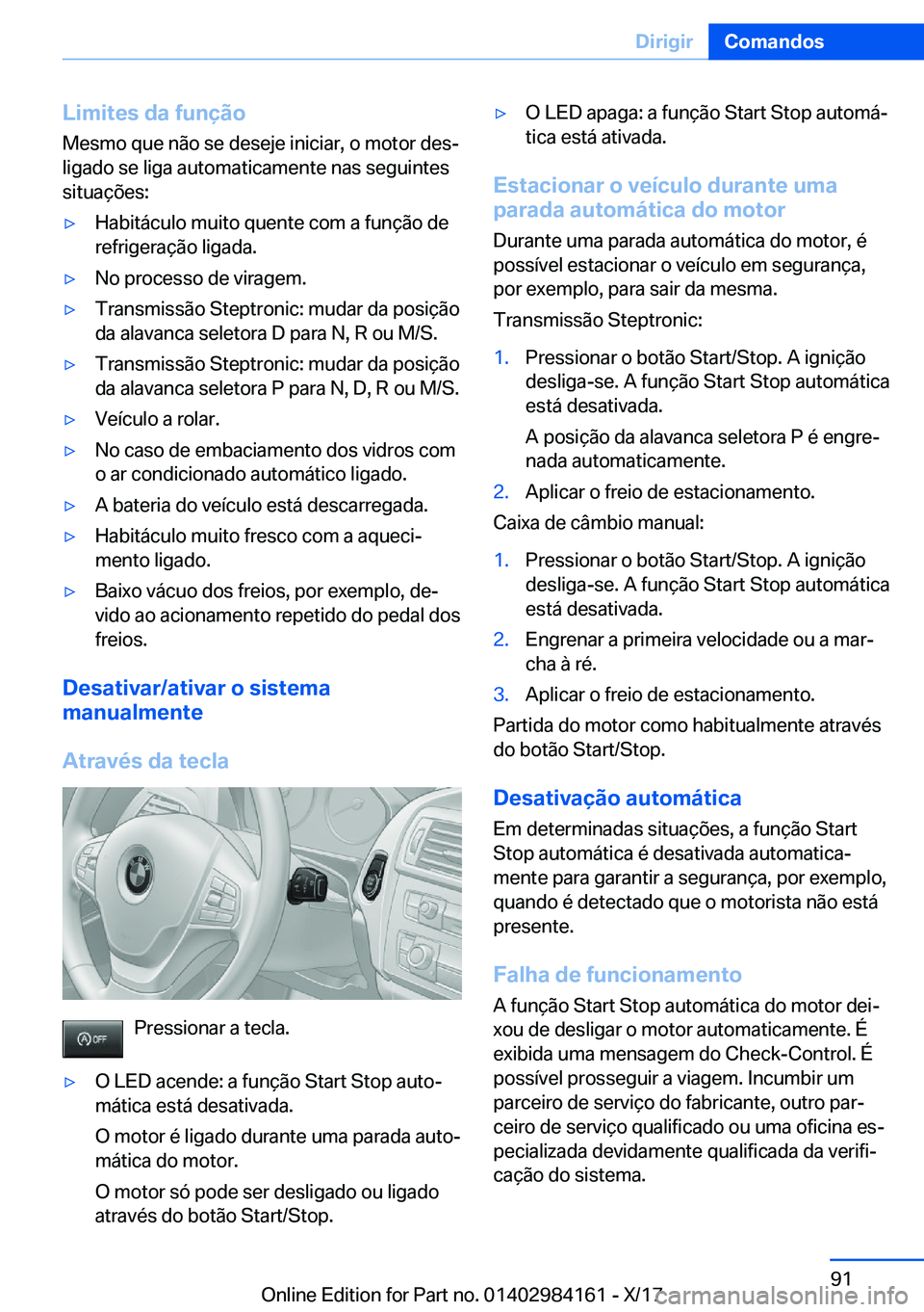 BMW 2 SERIES COUPE 2018  Manual do condutor (in Portuguese) �L�i�m�i�t�e�s��d�a��f�u�n�