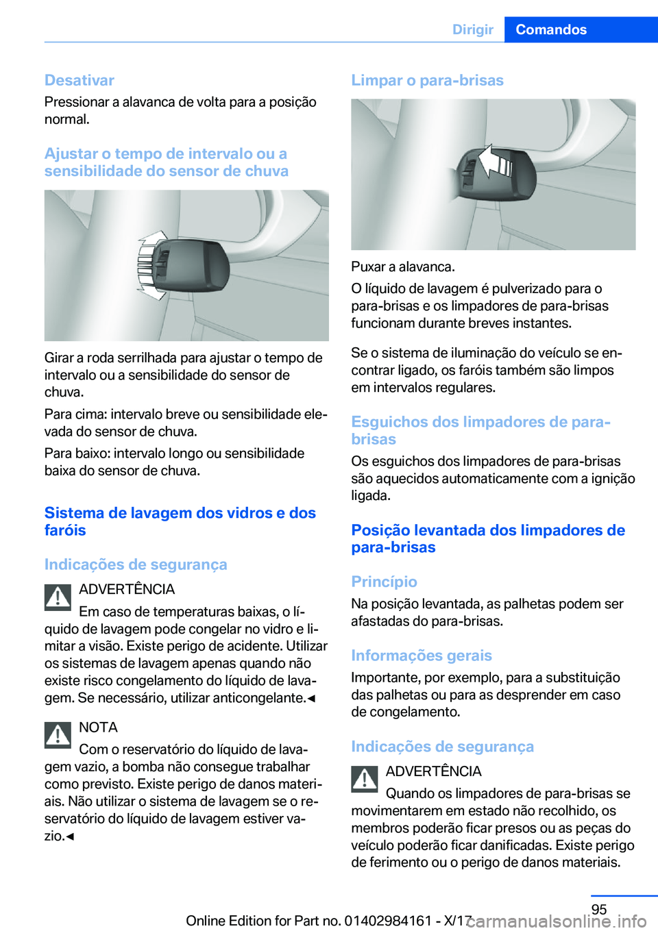 BMW 2 SERIES COUPE 2018  Manual do condutor (in Portuguese) �D�e�s�a�t�i�v�a�r�P�r�e�s�s�i�o�n�a�r� �a� �a�l�a�v�a�n�c�a� �d�e� �v�o�l�t�a� �p�a�r�a� �a� �p�o�s�i�