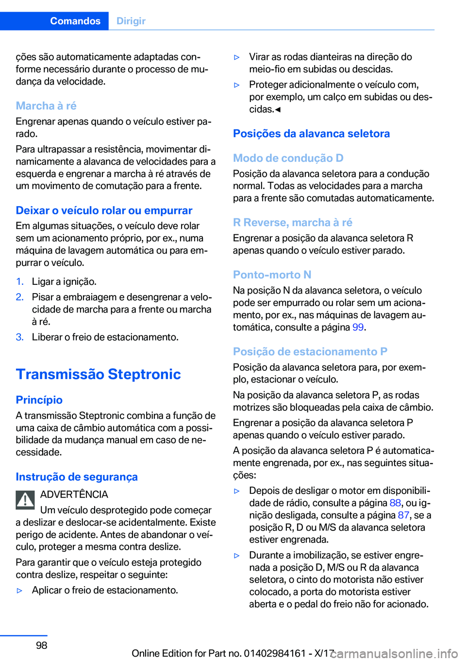 BMW 2 SERIES COUPE 2018  Manual do condutor (in Portuguese) �