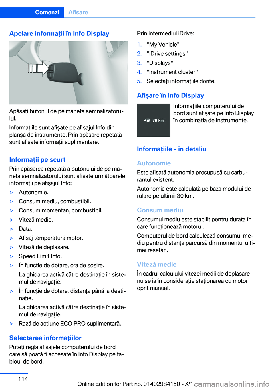 BMW 2 SERIES COUPE 2018  Ghiduri De Utilizare (in Romanian) �A�p�e�l�a�r�e��i�n�f�o�r�m�a�i�i��