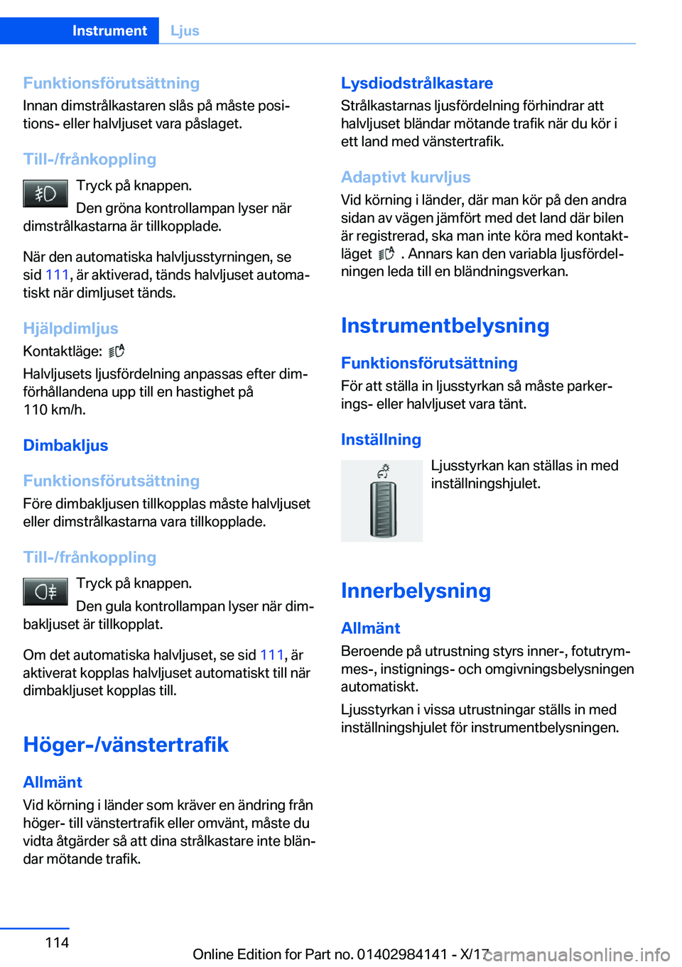 BMW 2 SERIES COUPE 2018  InstruktionsbÖcker (in Swedish) �F�u�n�k�t�i�o�n�s�f�