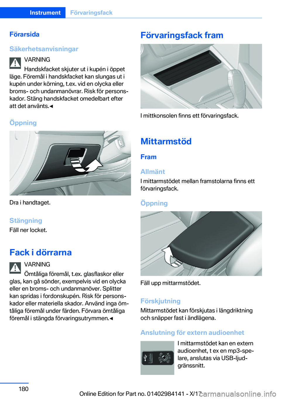 BMW 2 SERIES COUPE 2018  InstruktionsbÖcker (in Swedish) �F�
