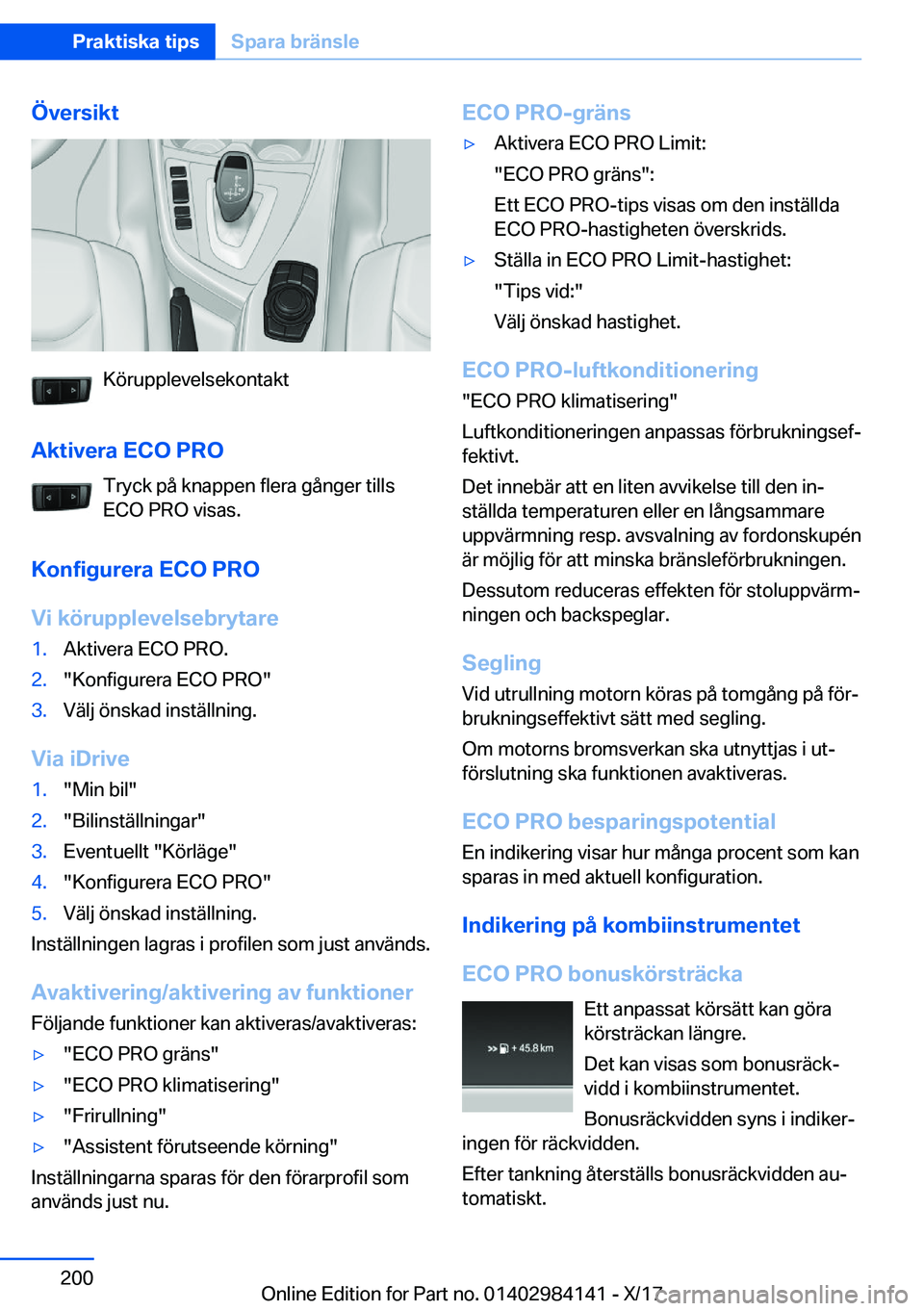 BMW 2 SERIES COUPE 2018  InstruktionsbÖcker (in Swedish) �
