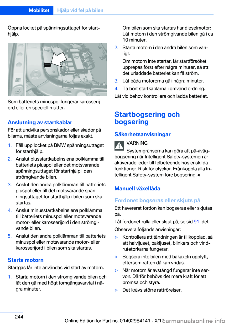 BMW 2 SERIES COUPE 2018  InstruktionsbÖcker (in Swedish) �