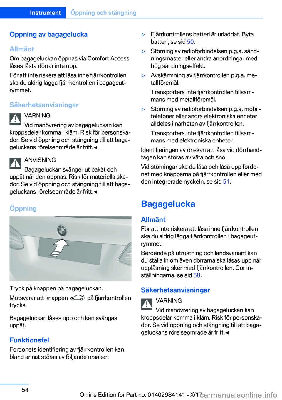 BMW 2 SERIES COUPE 2018  InstruktionsbÖcker (in Swedish) �
