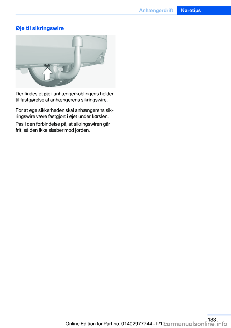 BMW 2 SERIES COUPE 2017  InstruktionsbØger (in Danish) �