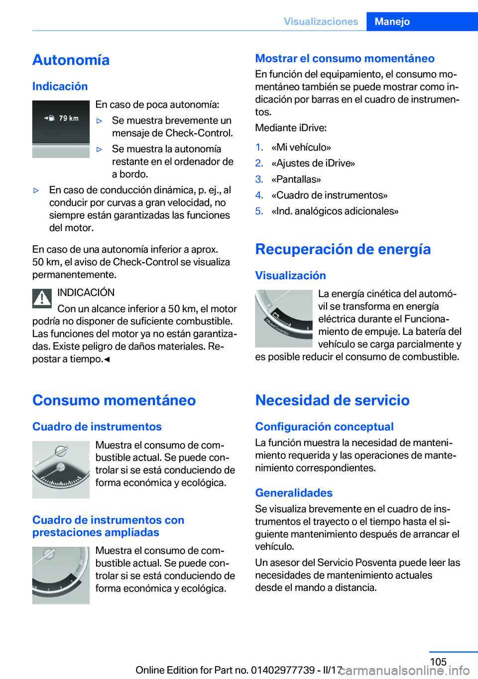 BMW 2 SERIES COUPE 2017  Manuales de Empleo (in Spanish) �A�u�t�o�n�o�m�