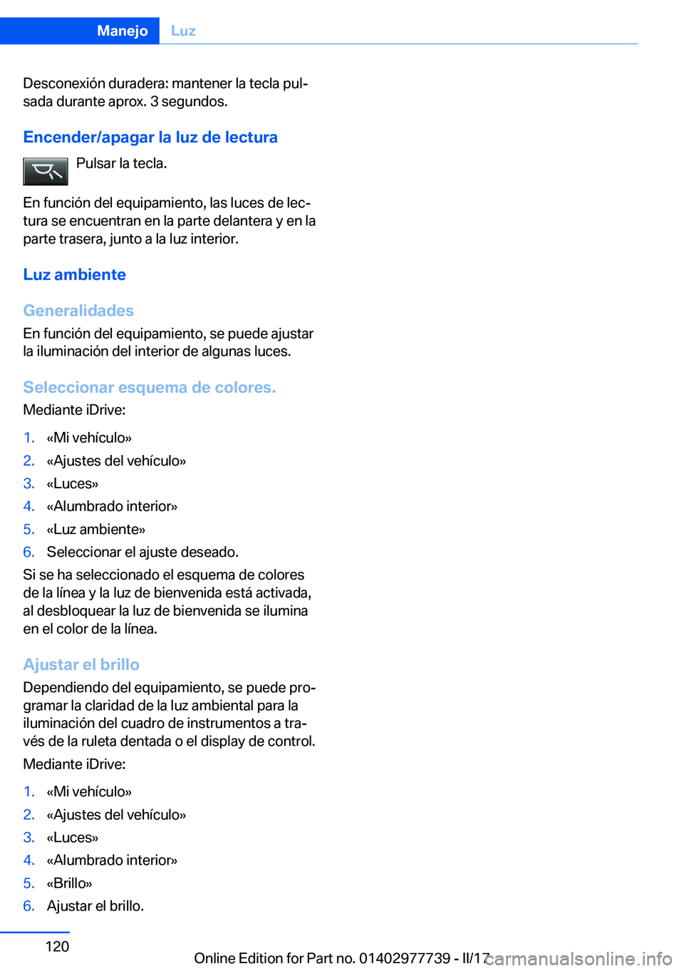 BMW 2 SERIES COUPE 2017  Manuales de Empleo (in Spanish) �D�e�s�c�o�n�e�x�i�