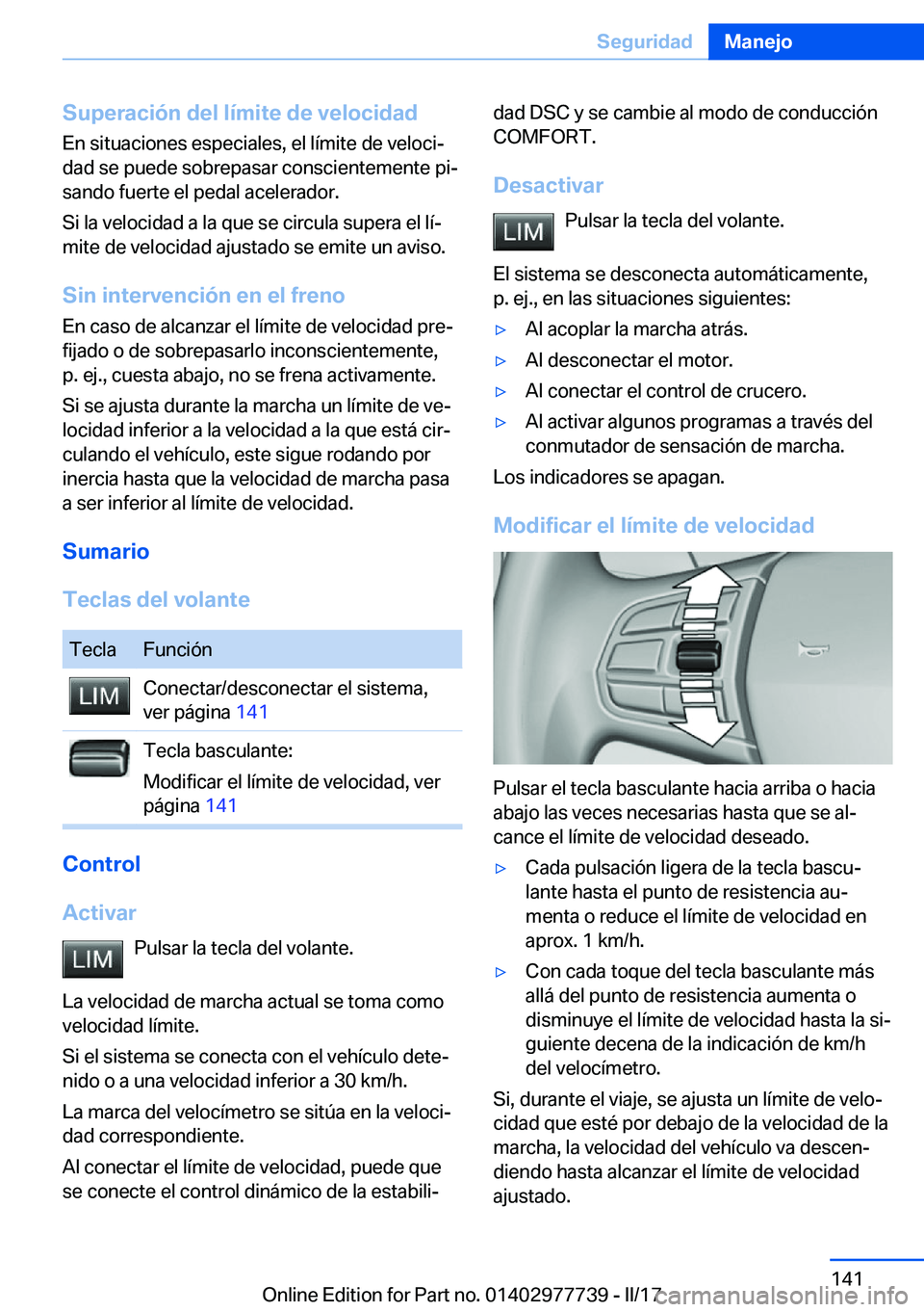 BMW 2 SERIES COUPE 2017  Manuales de Empleo (in Spanish) �S�u�p�e�r�a�c�i�