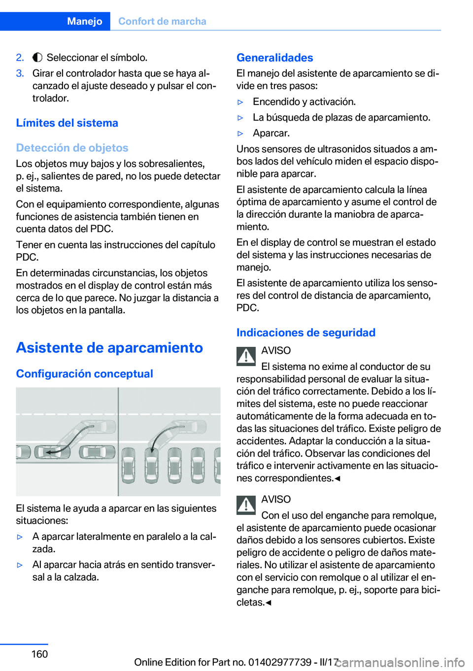 BMW 2 SERIES COUPE 2017  Manuales de Empleo (in Spanish) �2�.� � �S�e�l�e�c�c�i�o�n�a�r� �e�l� �s�