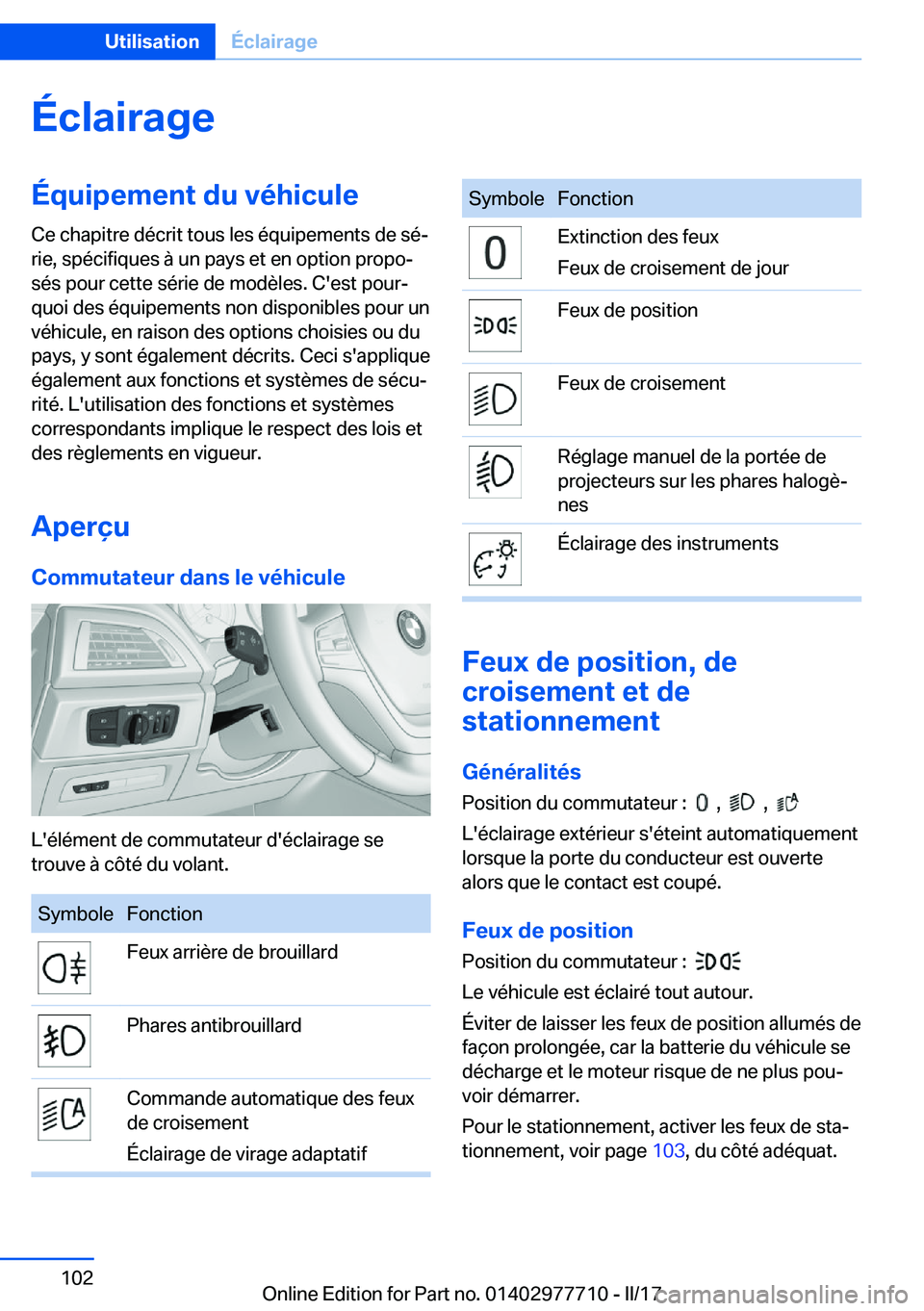 BMW 2 SERIES COUPE 2017  Notices Demploi (in French) �
